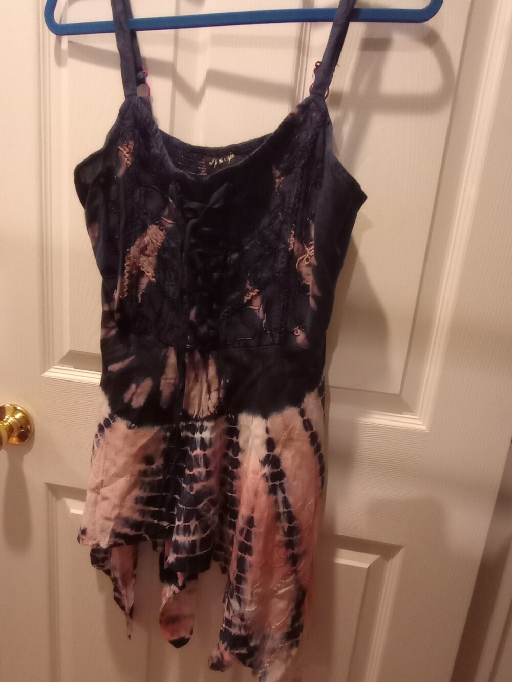 Girls Tie-Dye Spaghetti Strap Top